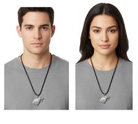 HBO Game Of Thrones Halskette mit Direwolf-Anhänger Mode-Schmuck Fan-Artikel XT0085 Silber