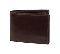 Geldbörse mit Riegel quer RFID Schutz dunkelbraun