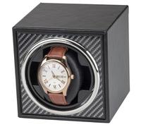 HCZKIUJY Automatischer Uhrenbeweger für eine Uhr, aus Holz, selbstaufziehende mechanische Uhrenbox, Uhrenaufbewahrung, Wickelgehäuse mit leisem Motor, verstellbares Uhrenkissen aus Memory-S