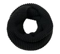 HDGSAFD 1 Stück Schal, Wollschal, Schwarzer Pulloverschal, Verdickter Warmer Florschal, Ringschal