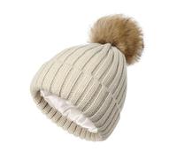 HDGSAFD 1 Stück Warme Strickmütze, Damen-Strickmütze, Süße Strickmütze, Winter-Thermobedarf, Elastische Strickmütze