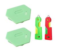 HDGSAFD 2 Stück Magnetische Nähmaschinen-Nahtführungen, 2 Stück Nadelfadenführungen, Abgestufte Rippenpositionierungswerkzeuge, Nähmaschinenzubehör