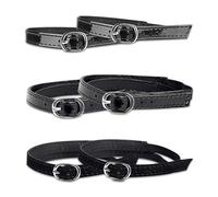 HDGSAFD 3 Paar High-Heel-Riemen, verstellbare Schnürsenkel, Ersatz-Knöchelriemen für High Heels, abnehmbare Fersenschnürsenkel, Spitzenverlängerungen, elastische Schnürsenkel