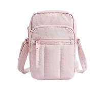 HDOYTXXM Kleine Alltags Umhängetasche für Damen, praktische Stoff Fronttasche mit Reißverschluss, Hauptspeicherbereich, verstellbarer Riemen, kleine Umhängetasche, verstellbarer Riemen, Handytasche