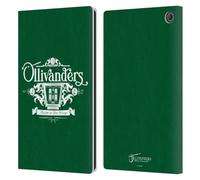 Head Case Designs Offizielle Harry Potter Ollivanders Standorte Typografie Leder-Wallet-Hülle Kompatibel mit Amazon Fire Max 11 2023