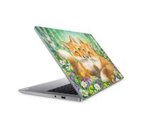 Head Case Designs Offizielle Kayomi Harai Fuchspaar im Wald Grafische Kunst Vinyl Haut Aufkleber kompatibel mit Mi Notebook 14 (2020)