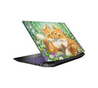 Head Case Designs Offizielle Kayomi Harai Fuchspaar im Wald Grafische Kunst Vinyl Haut Aufkleber kompatibel mit HP Pavilion 15.6" 15-dk0047TX