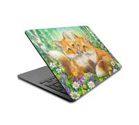 Head Case Designs Offizielle Kayomi Harai Fuchspaar im Wald Grafische Kunst Vinyl Haut Aufkleber kompatibel mit MacBook Air 13.6" A2681/A3113/A3240 2022/2024/2025