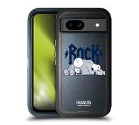 Head Case Designs Offizielle Peanuts Charlie Brown Snoopy Rock T-Shirts Ultragepanzertes Stoßfestes Gehäuse [Militärischer Schutzgrad] kompatibel mit Google Pixel 8a