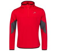 Herren Tennissweatshirt Head Club 22 Tech Hoodie M - red - Rot (S)