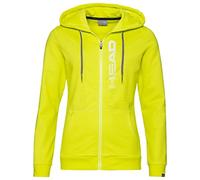 HEAD Club Greta Hoodie FZ Women, gelb/weiß, S