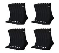 HEAD Damen Herren Crew Socken Cotton Blend Sport Socks 12 Paar , Größe:35-38, Artikel:-200 black