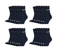HEAD Damen Herren Short Crew Socken Cotton Blend Sport Socks 12 Paar , Größe:35-38, Artikel:-321 navy