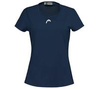 HEAD Damen Tie-break Women's T-shirt Blusen T Shirts, Blau, S EU