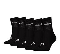 HEAD Unisex Socken, 5er Pack - ELEMENTS ALL SPORTS SHORT CREW ECOM, einfarbig Schwarz 43-46