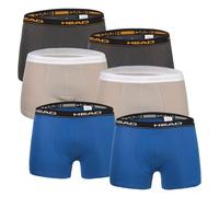 Head - Head Herren Boxershorts Unterwäsche Unterhosen im 2er Pack grau S beige - Gr. - L