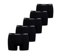 HEAD Herren 881500001 Boxershorts, 5er Pack, Schwarz, XL
