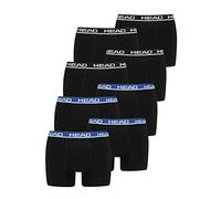 HEAD Herren Boxershorts Unterwäsche 8P (Black/Black Blue, S)