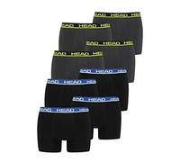 HEAD Herren Boxer Boxershort Unterhose 8er Multi-Pack, 841001001, Farbe:Phantom Lime/Black Blue, Bekleidungsgröße:XL