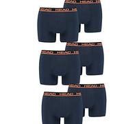 2er Pack HEAD Basic Boxershorts Herren blue/orange XXL