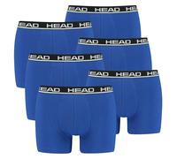 HEAD Herren Boxershort, 6er Pack - Basic, Baumwoll Stretch, einfarbig M Blau/Schwarz