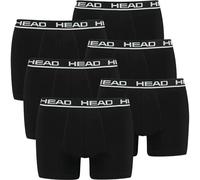 Boxershorts HEAD "Boxershort Basic Boxer 2P 6er Pack", Herren, Gr. M, schwarz, Obermaterial: 95% Baumwolle CO. 5% Elasthan EL., Unterhosen (79116423-M) schwarz