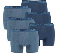HEAD Herren Boxershort, 6er Pack - Basic, Baumwoll Stretch, einfarbig Blau (Blue Heaven) / XL XL Blau