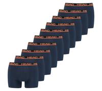 HEAD Herren Boxershorts, 10er Pack - Basic Boxer Trunks ECOM, Stretch Cotton XXL Blau