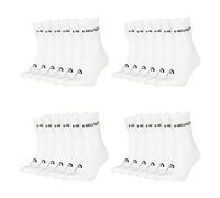 HEAD Herren Damen Short Crew Socken Sportsocken Cotton Blend Sport Socks 12 Paar, Farbe:Weiß, Artikel:-002 white, Größe:43-46