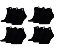 HEAD Herren Quarter Socken All Sport im 12er Pack (39-42, Schwarz)