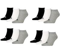 HEAD Herren Unisex Sneaker Socken All Sports 12P (35-38, Grey White Black)