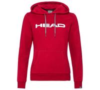 Head Kapuzenpullover Hoodie Club Rosie rot/weiss Damen, Größe S