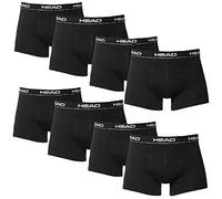 HEAD Men Boxershort 841001001-200 Basic Boxer 8er Pack, S, Schwarz