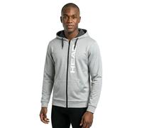 Head Kapuzenpullover Club Original Hoodie Full Zip (Mischgewebe) 2025 grau Herren, Größe S