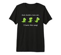 Head, Shoulders, Knees, and Toes Fail: T-Rex Dinosaur Humor Premium T-Shirt