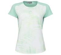 Head TIE-Break T-Shirt Damen, pastellgrün/Print, XS