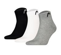 HEAD Herren All Sport Quarter Sportsocken 6erPack (43-46, Grey/White/Black)