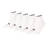 HEAD Unisex Quarter Socken, 5er Pack - ELEMENTS ALL SPORTS QUARTER ECOM, Kurzsocken, einfarbig Weiß 39-42