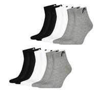 HEAD Herren All Sport Quarter Sportsocken 6erPack (43-46, Grey/White/Black)