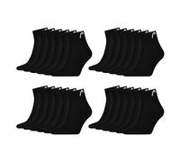 HEAD Unisex Quarter Socken Sportsocken Cotton Blend Sport Socks 12 Paar, Größe:39-42, Artikel:-001 black
