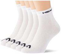 Head Unisex Quarter Socken, Weiß/Schwarz, 43/46 (9er Pack)