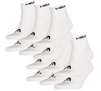 HEAD Unisex Quarter Sportsocken 12er Pack, Größe:39/42, Farbe:White (300)