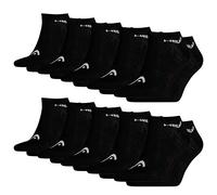 HEAD Unisex Sneaker 10er Pack, Größe:39/42, Farbe:black (200)
