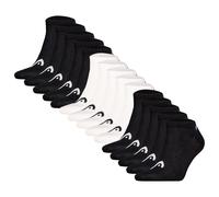 HEAD Unisex Sneaker Socken, 15er Pack - ELEMENTS ALL SPORTS SNEAKER ECOM, Kurzsocken, einfarbig Schwarz/Schwarz/Weiß / 35-38 35-38 Mehrfarbig