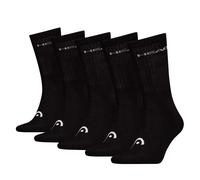HEAD Unisex Socken, 5er Pack - ELEMENTS ALL SPORTS CREW ECOM, einfarbig Schwarz 35-38