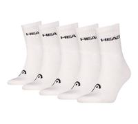 HEAD Unisex Socken, 5er Pack - ELEMENTS ALL SPORTS SHORT CREW ECOM, einfarbig 39-42 Weiß