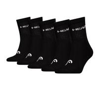 HEAD Unisex Socken, 5er Pack - ELEMENTS ALL SPORTS SHORT CREW ECOM, einfarbig Schwarz 35-38