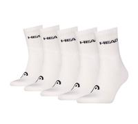 HEAD Unisex Socken, 5er Pack - ELEMENTS ALL SPORTS SHORT CREW ECOM, einfarbig Weiß 35-38