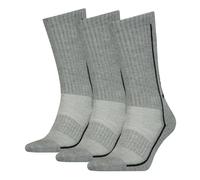 HEAD Unisex Socken im Pack - Sportsocken, Mesh-Einsatz, einfarbig Grau 35-38 3er Pack (1x3P)