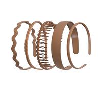 Headbands with Teeth - 5 Pieces Non Slip Flexible Tooth Headbands for Teen Girls, Perfect for Exercise Yoga Daily Wear, Comfortable Hair Accessory Sports, School or Casual Use